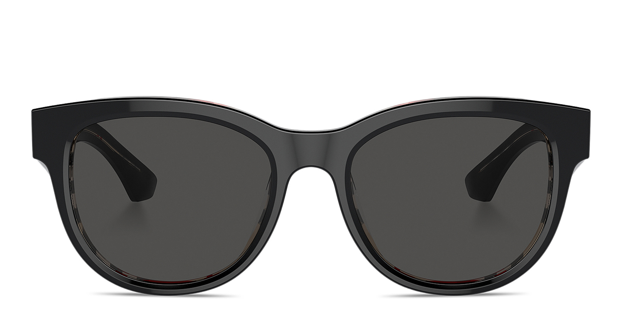 BURBERRY Logo Print Panthos Sunglasses in Black – Product Photo 1