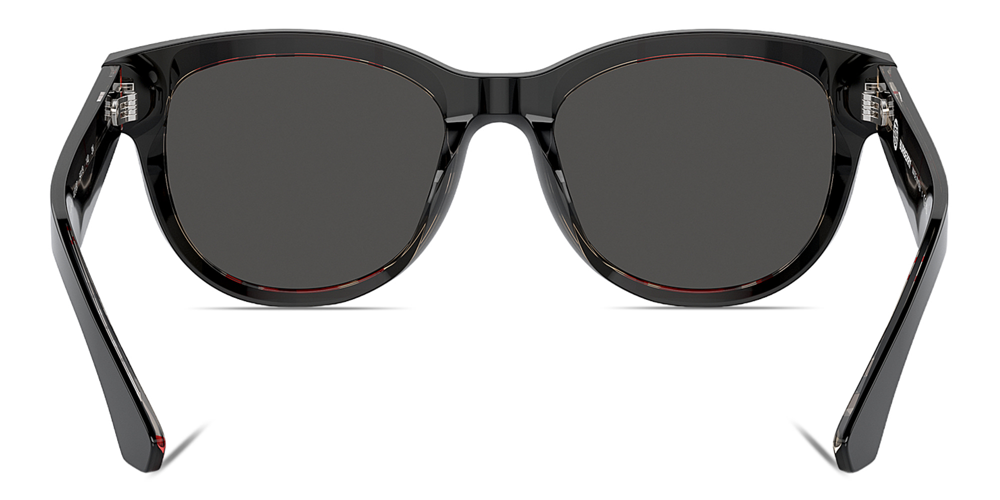 BURBERRY Logo Print Panthos Sunglasses in Black – Product Photo 4