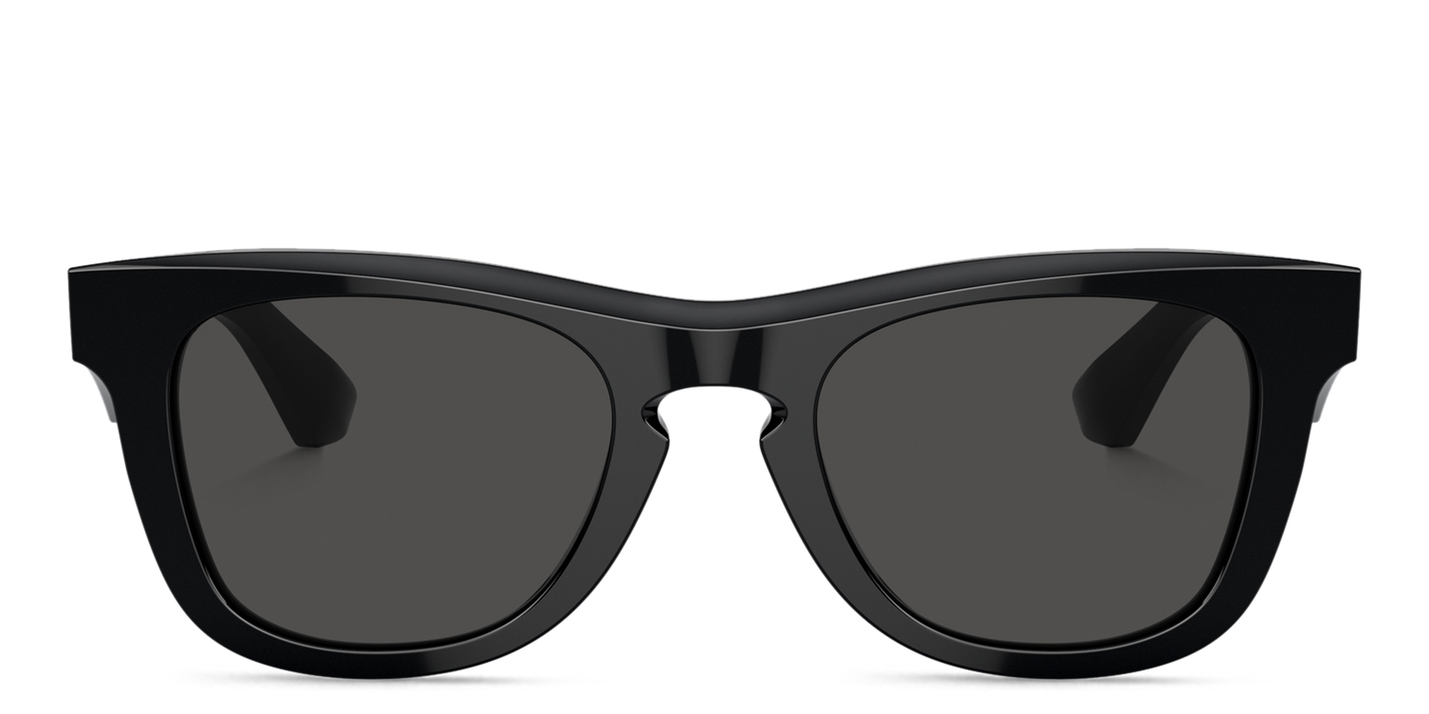 نظارات شمسية مربّعة بشعار العلامة من بربري بلون أسود - صورة المنتج 1