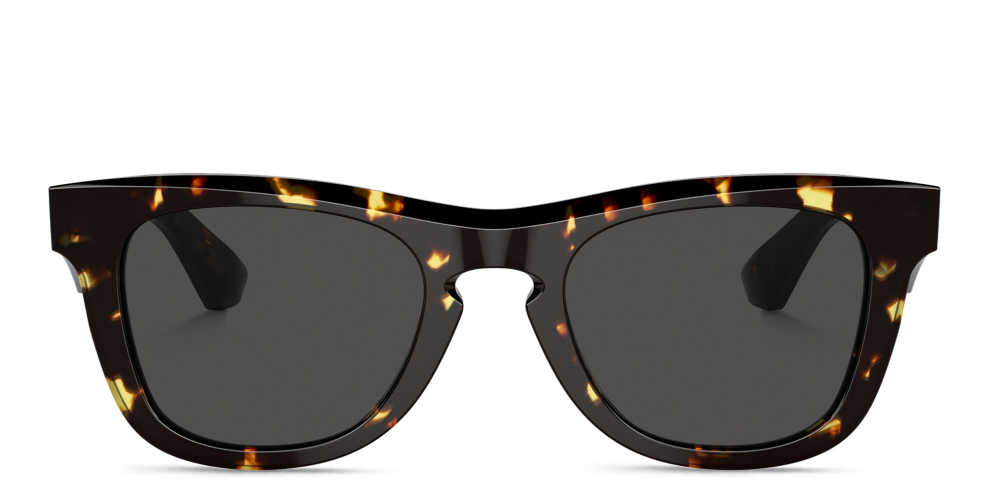 نظارات شمسية مربّعة بشعار العلامة للجنسين من بربري بلون هافان داكن - صورة المنتج 1