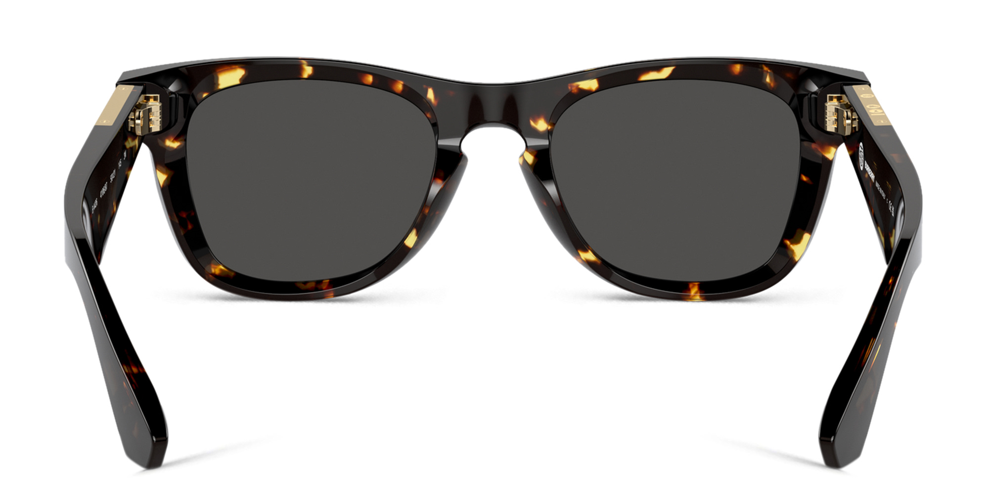 نظارات شمسية مربّعة بشعار العلامة للجنسين من بربري بلون هافان داكن - صورة المنتج 4