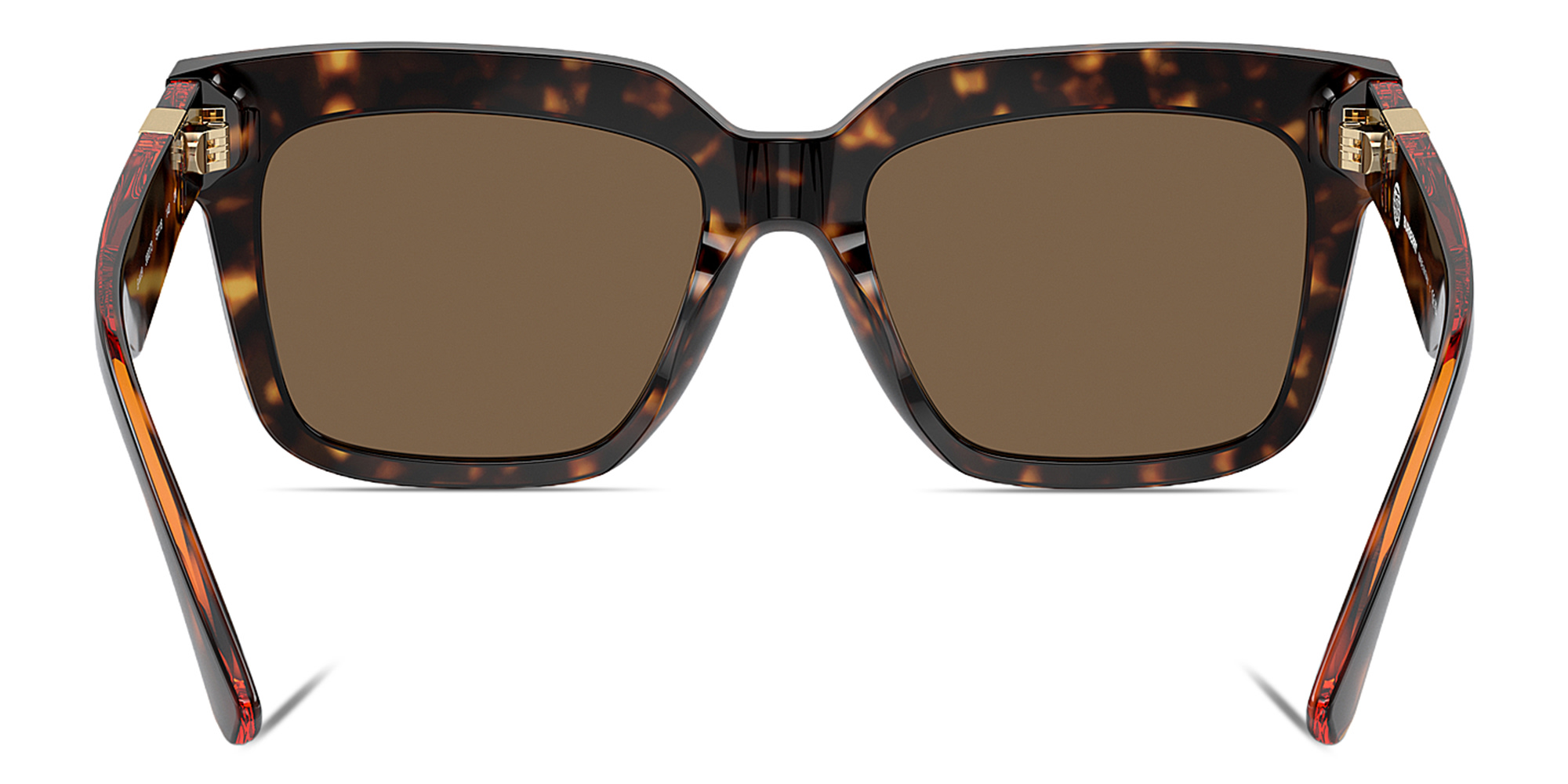 Shop BURBERRY TB Motif Square Sunglasses in Havana online.