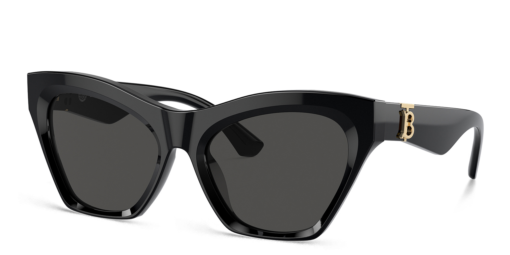 BURBERRY TB Motif Cat-Eye Sunglasses in Black – Product Photo 2