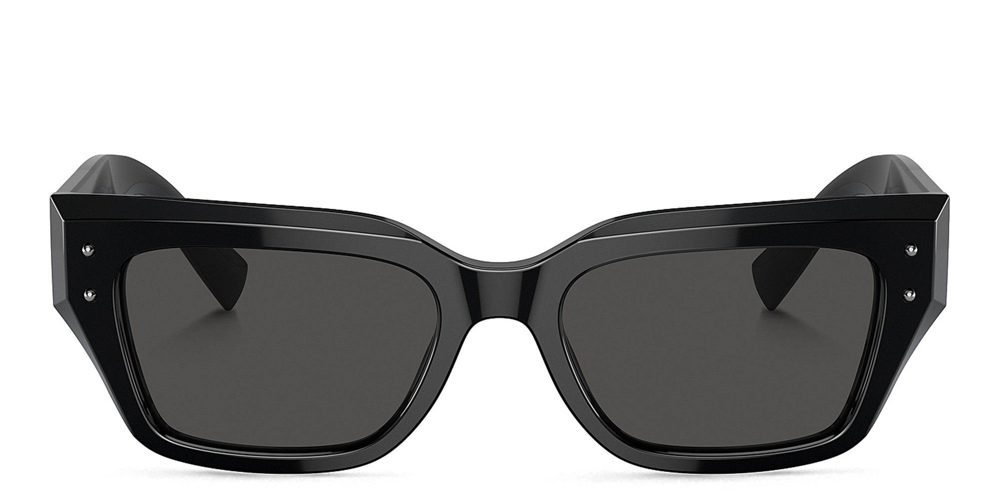 Dolce & Gabbana Logo Rectangle Sunglasses in Black – Product Photo 1