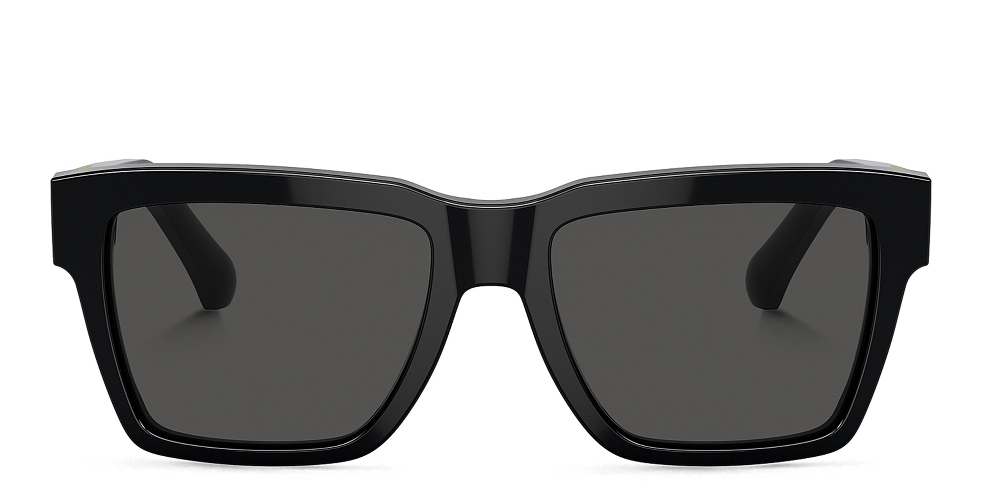 نظارات شمسية مربّعة بشعار العلامة من دولتشي آند غابانا بلون أسود - صورة المنتج 1