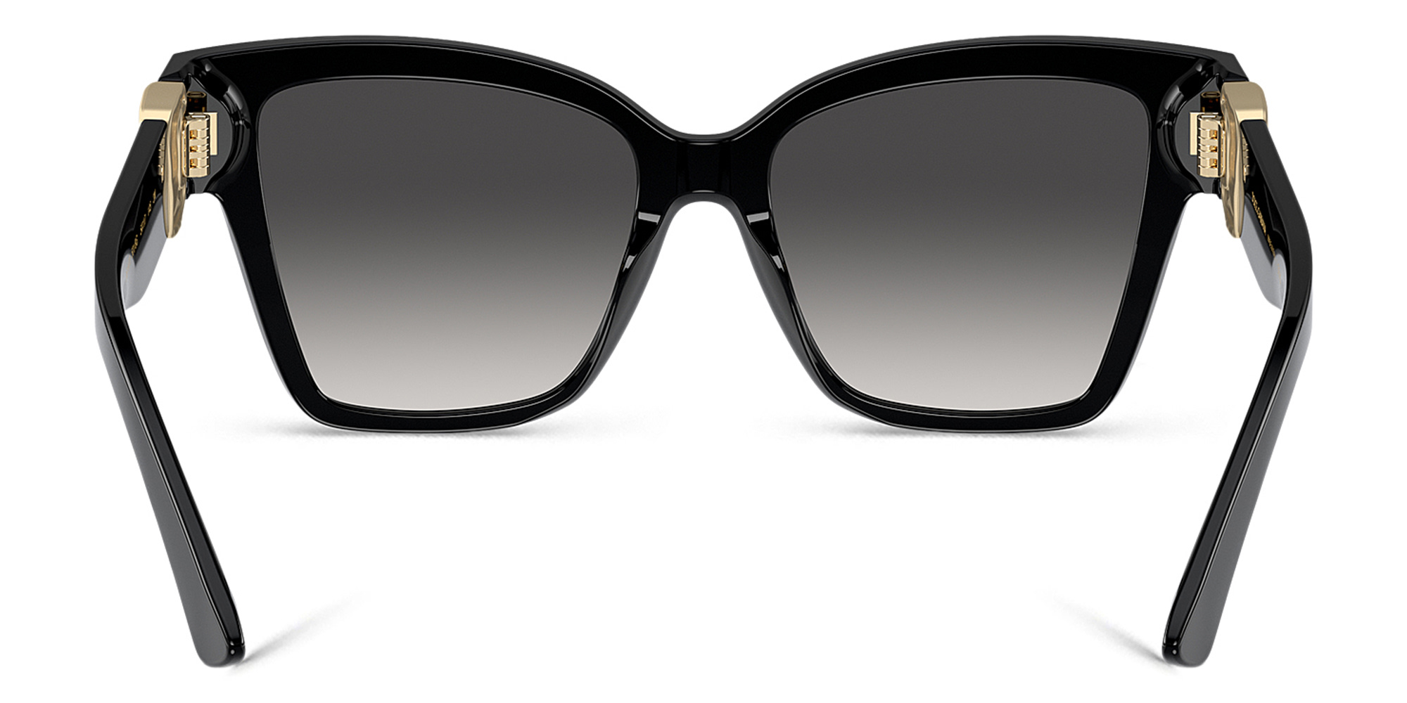 Shop Dolce & Gabbana Logo Square Sunglasses in Black online.