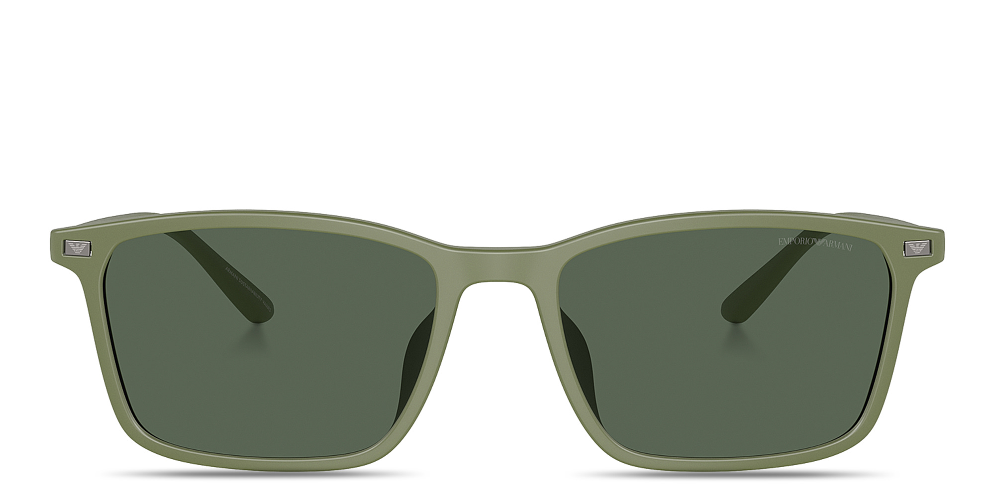 Armani green sunglasses discount