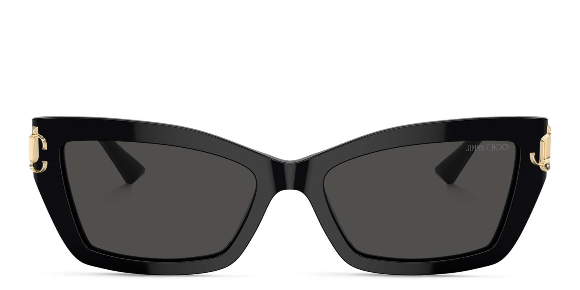 JIMMY CHOO JC Motif Cat-Eye Sunglasses in Black – Product Photo 1