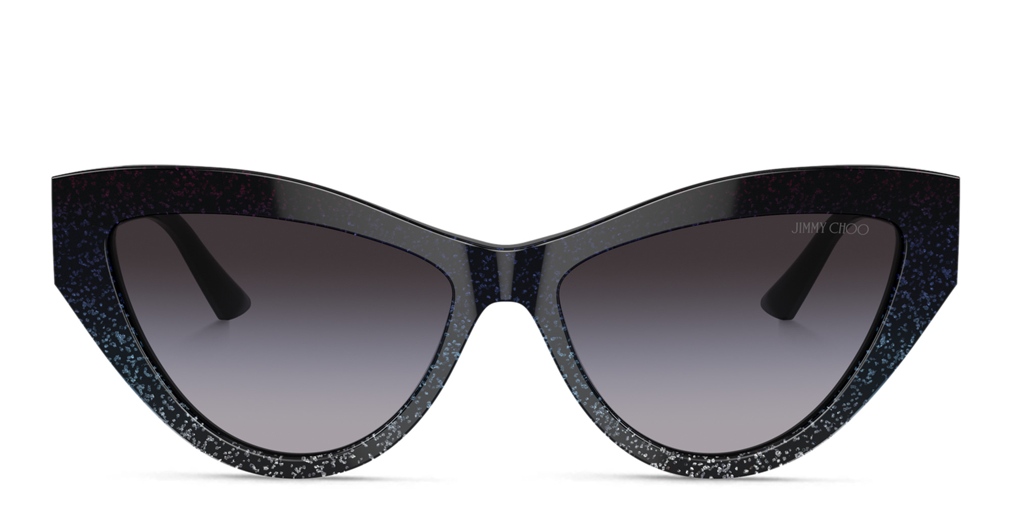 JIMMY CHOO JC Motif Cat-Eye Sunglasses in Black – Product Photo 1