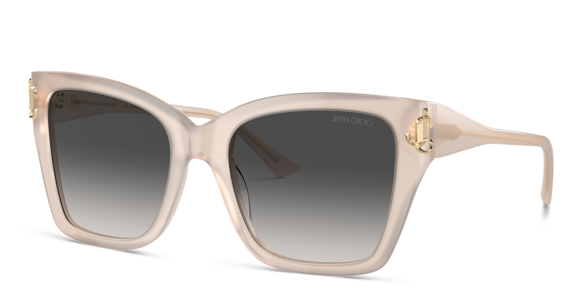 Shop JIMMY CHOO JC Motif Square Sunglasses in Pink online.