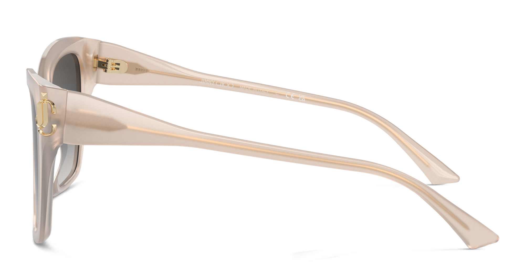 Shop JIMMY CHOO JC Motif Square Sunglasses in Pink online.