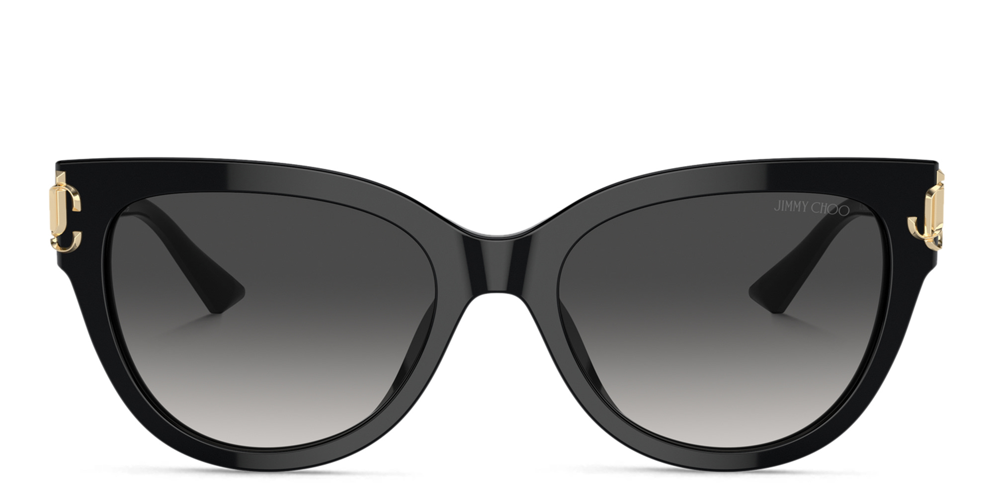 JIMMY CHOO JC Motif Cat-Eye Sunglasses in Black – Product Photo 1