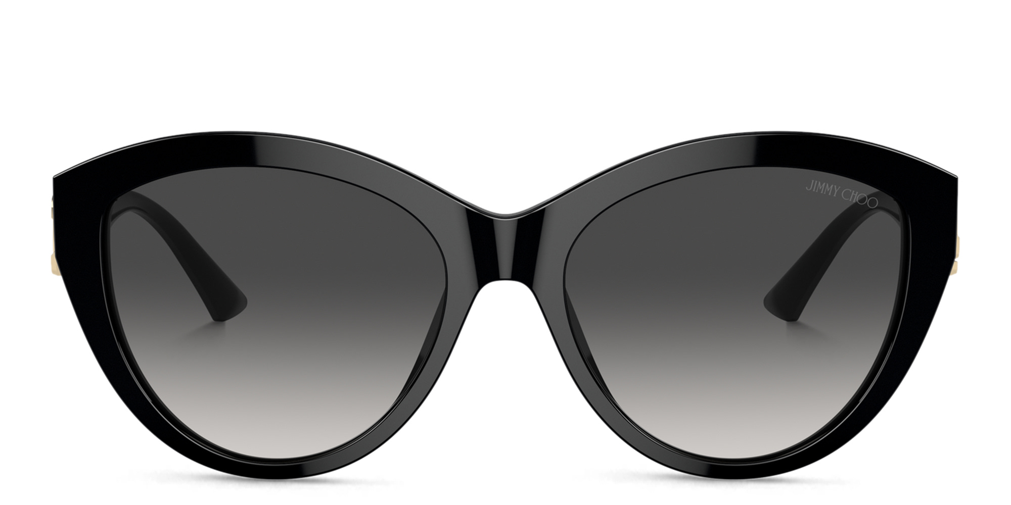 تسوق نظارات شمسية دائرية بشعار JC جيمي تشو بلون أسود أونلاين.