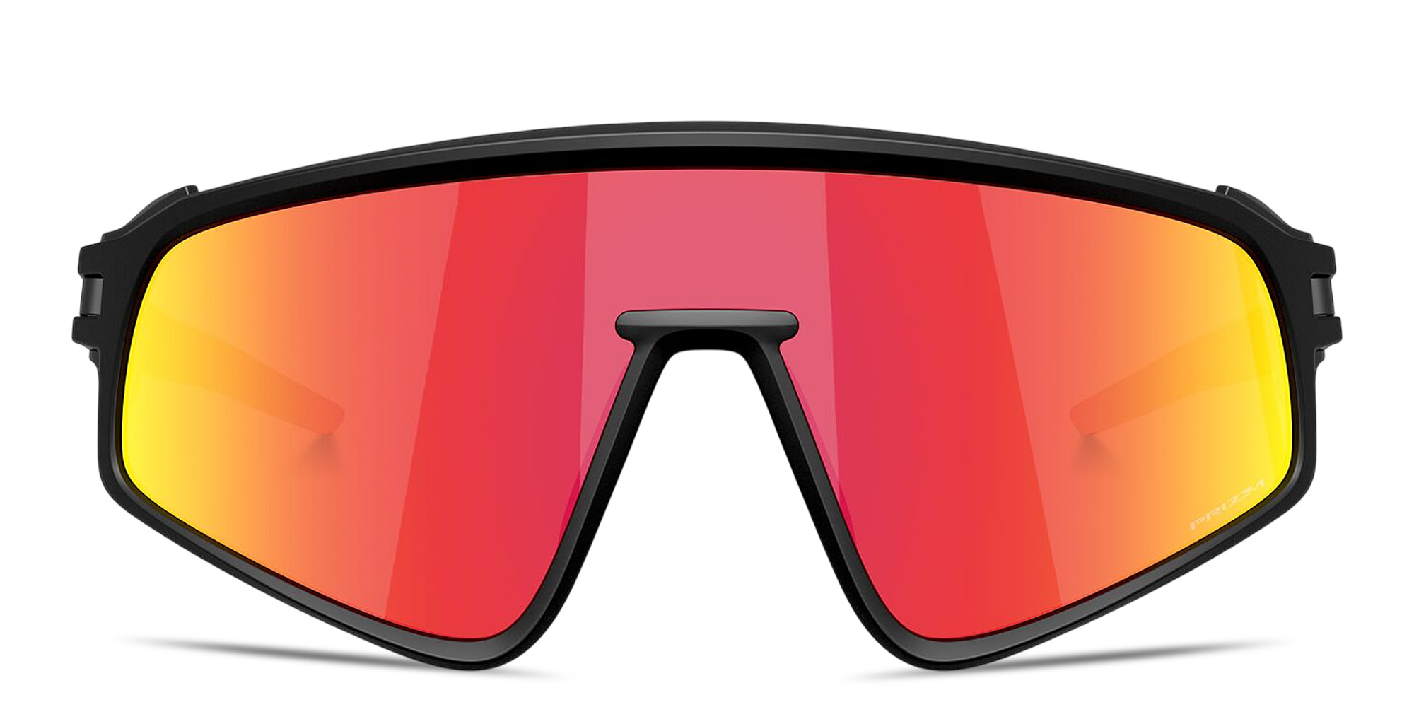 Shop Oakley Latch Panel Unisex Rectangle Sunglasses in Black online.
