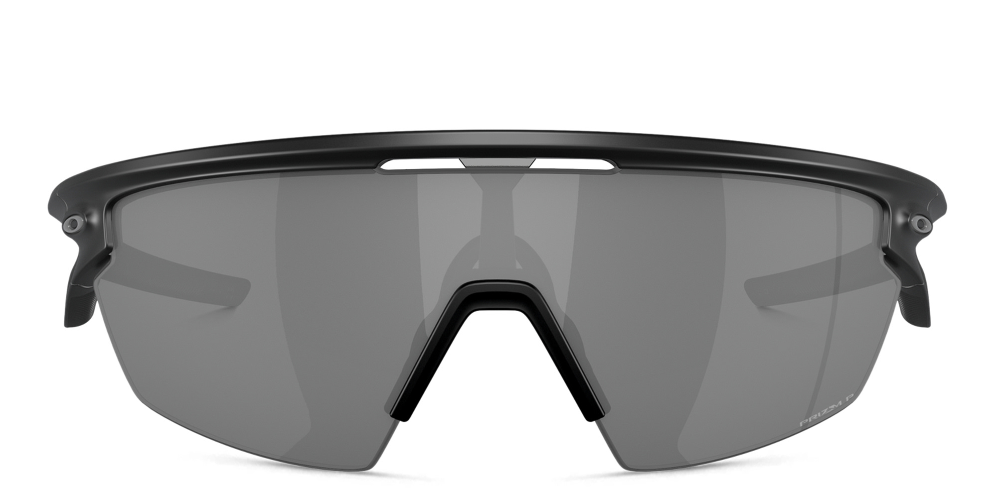 Shop Oakley Sphaera Unisex Half-Rim Mask Sunglasses in Black online.