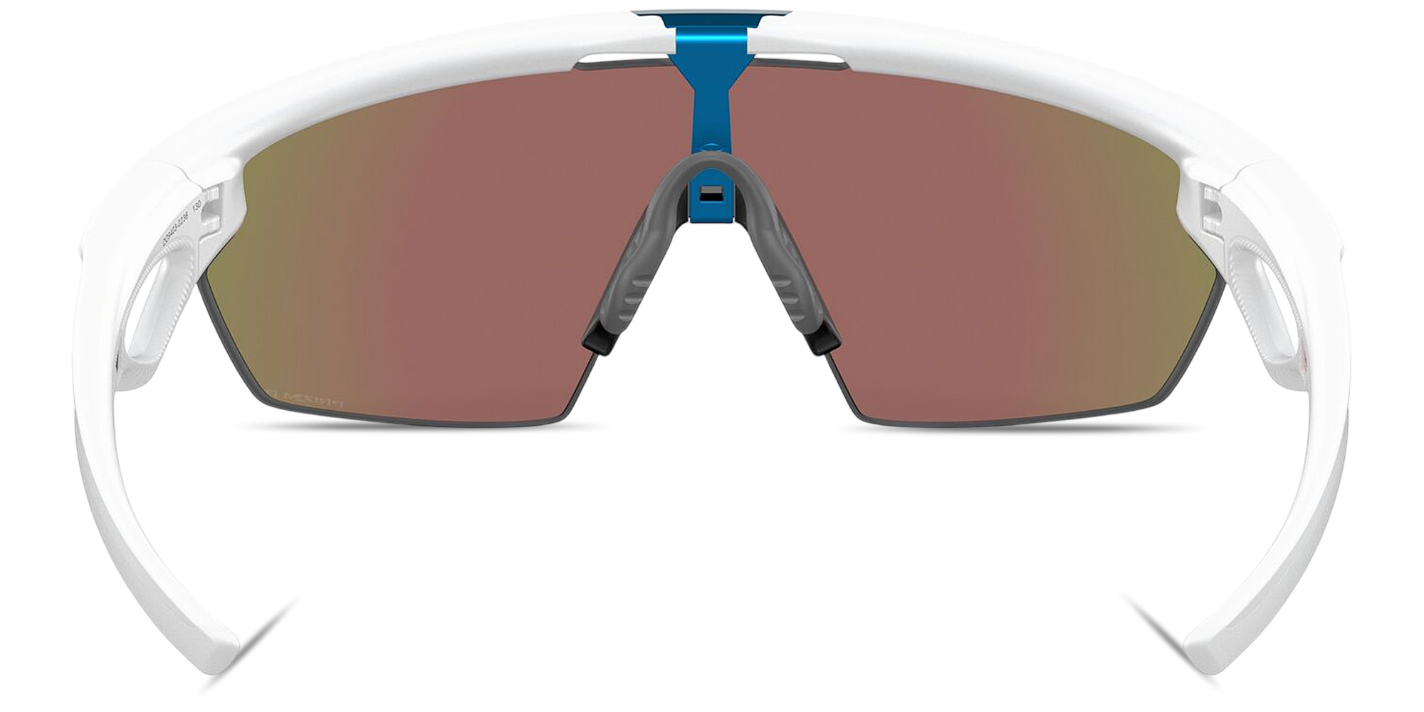 Shop Oakley Sphaera Unisex Half-Rim Mask Sunglasses in White online.