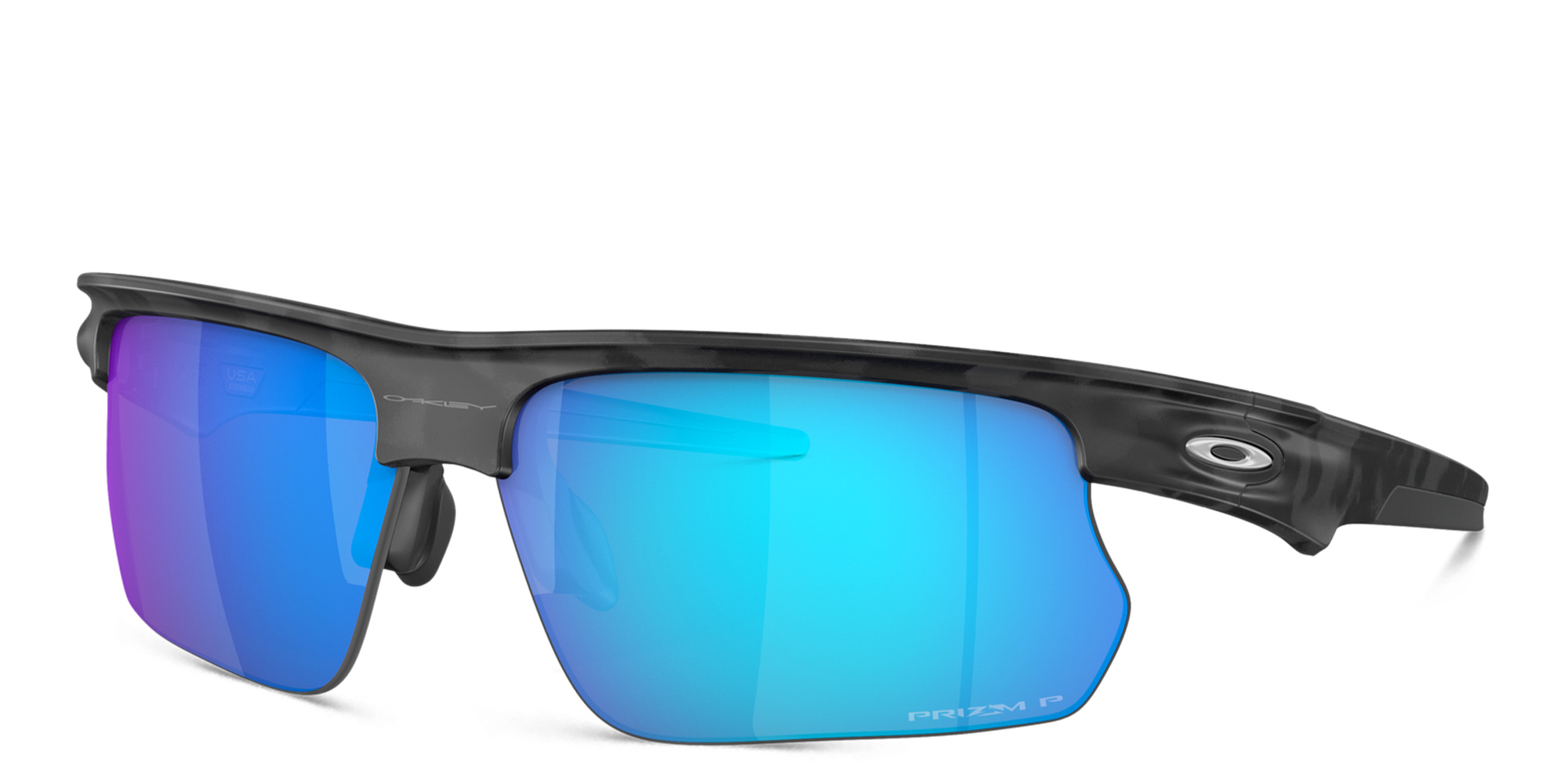 تسوق نظارات شمسية بيسفاييرا بإطار نصفي مستطيل واسع للجنسين اوكلي بلون رمادي أونلاين.