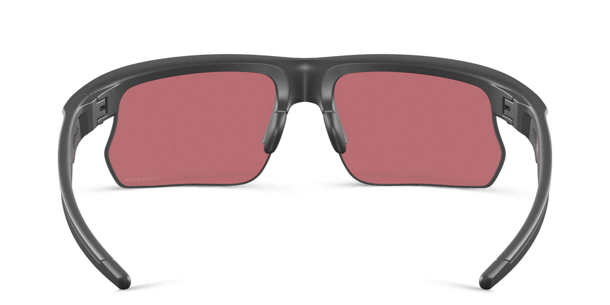 Shop Oakley BiSphaera Unisex Half-Rim Wide Rectangle Sunglasses in Black online.