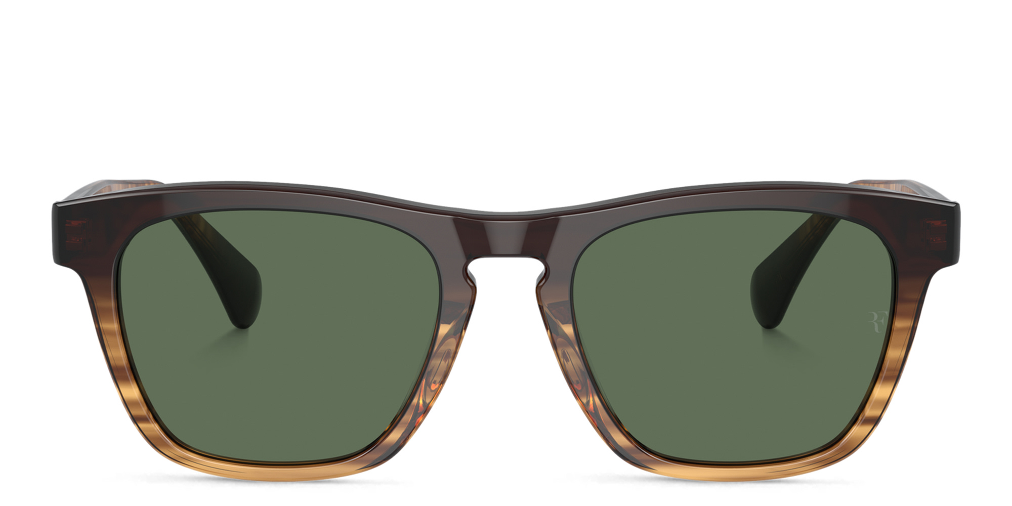Shop OLIVER PEOPLES Logo Unisex Square Sunglasses in Brown online.