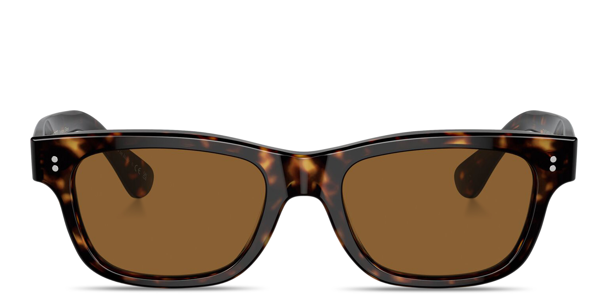 OLIVER PEOPLES Rosson Sun Unisex Rectangle Sunglasses in Havana – Product Photo 1