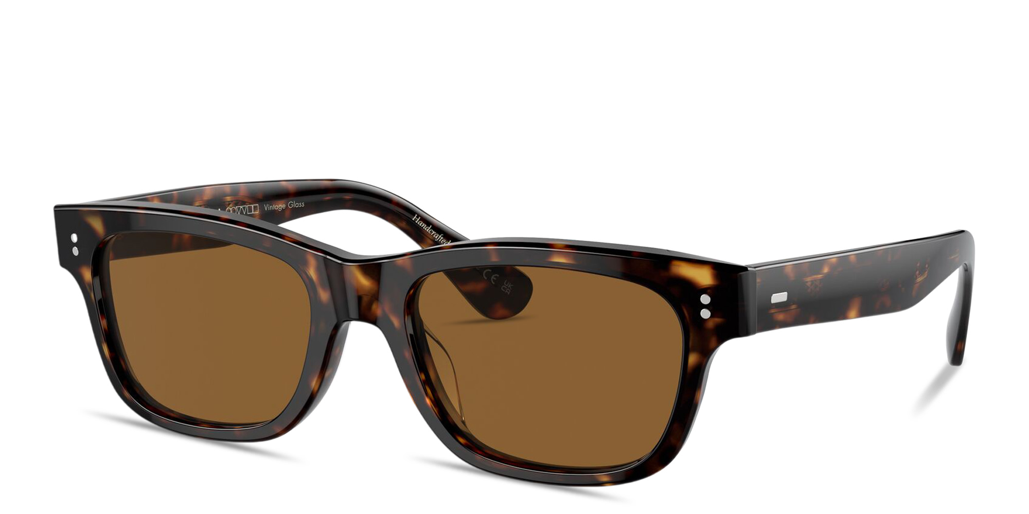 OLIVER PEOPLES Rosson Sun Unisex Rectangle Sunglasses in Havana – Product Photo 2