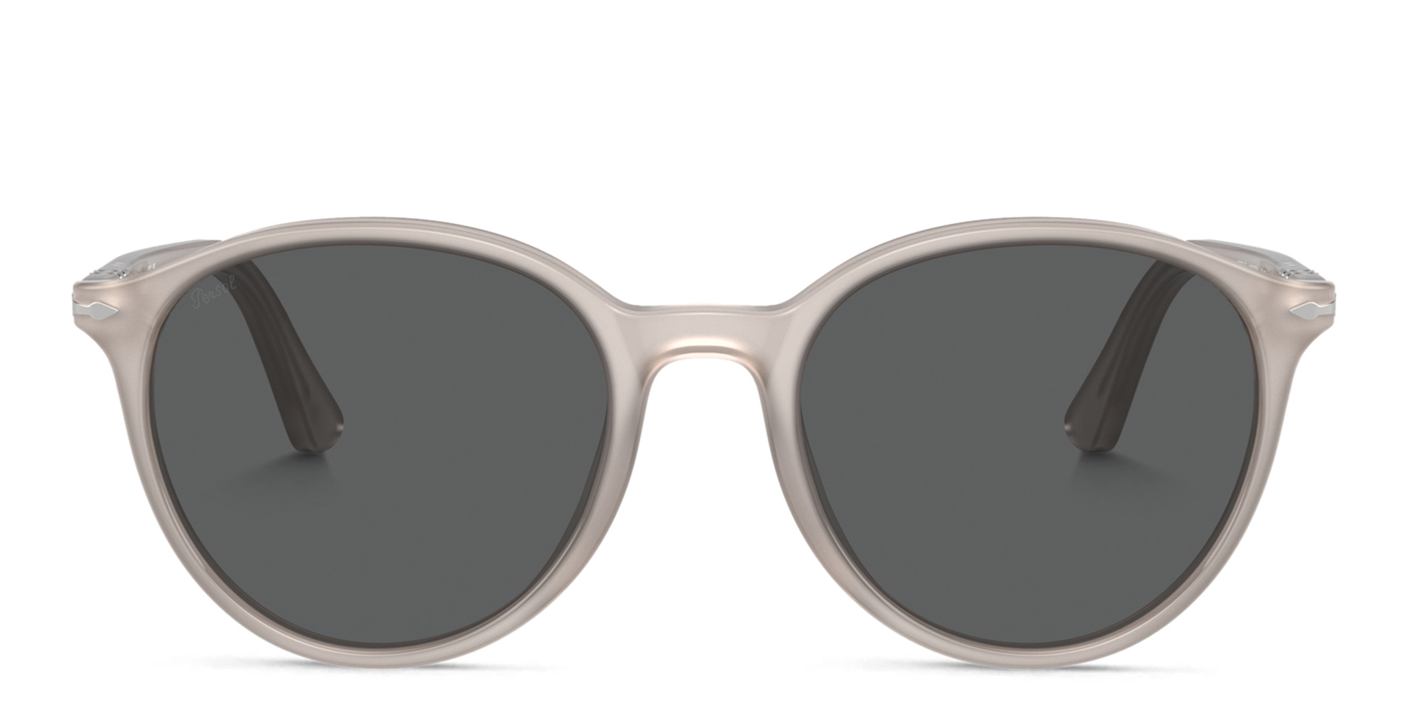 Shop PERSOL Unisex Panthos Sunglasses in Opal Grey online.