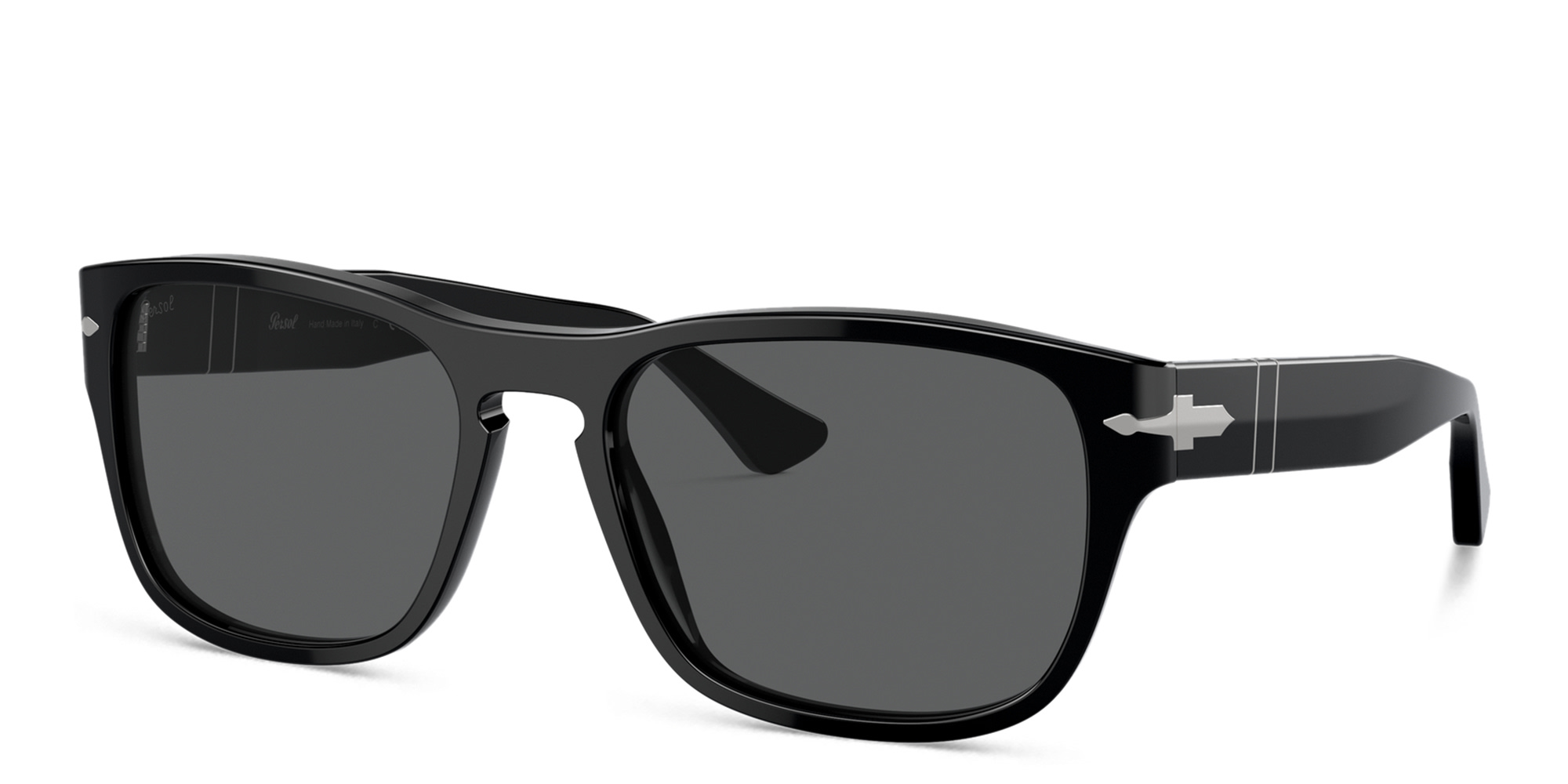 PERSOL Unisex Pillow Sunglasses in Black – Product Photo 2