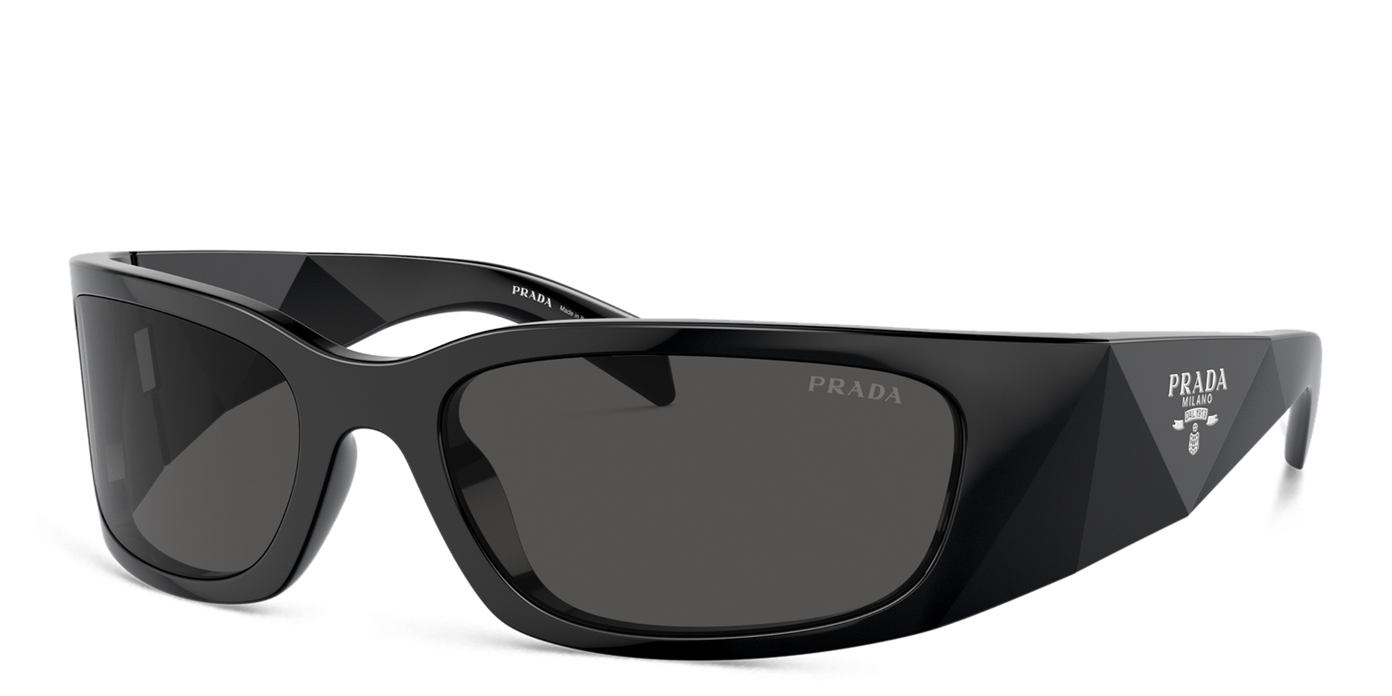 PRADA Symbole Butterfly Sunglasses in Black – Product Photo 2