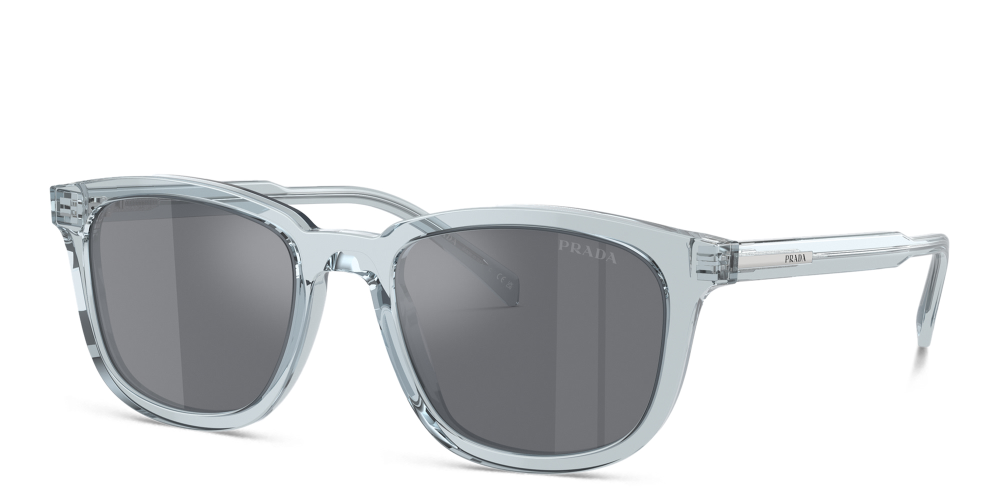 PRADA Logo Pillow Sunglasses in Blue – Product Photo 2