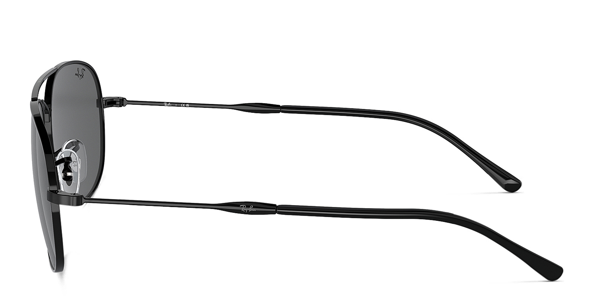 Ray-Ban Bain Bridge Unisex Pilot Sunglasses in Black – Product Photo 3