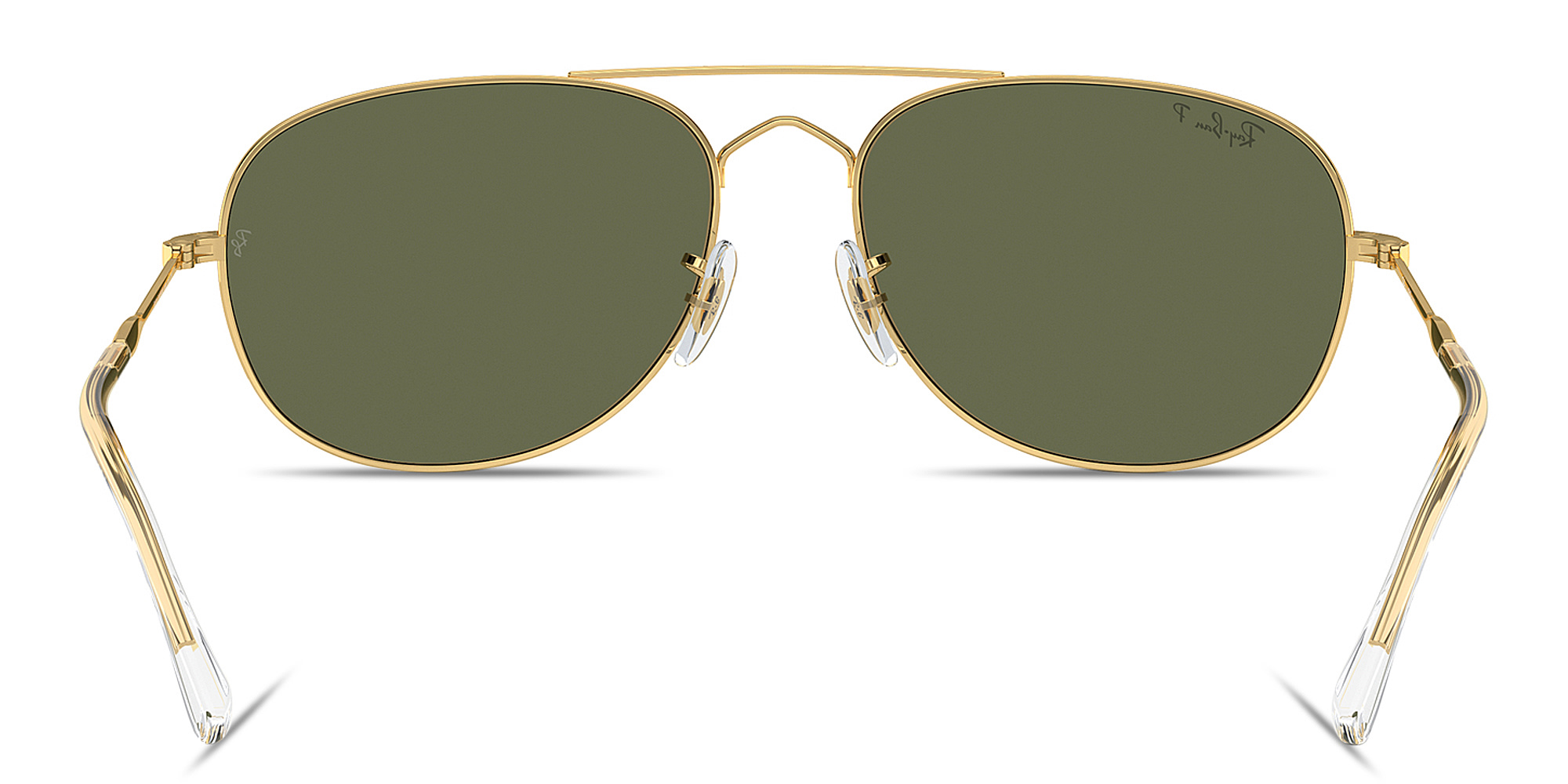 تسوق نظارات شمسية باين بريدج طراز بايلوت للجنسين راي بان بلون ذهبي أونلاين.