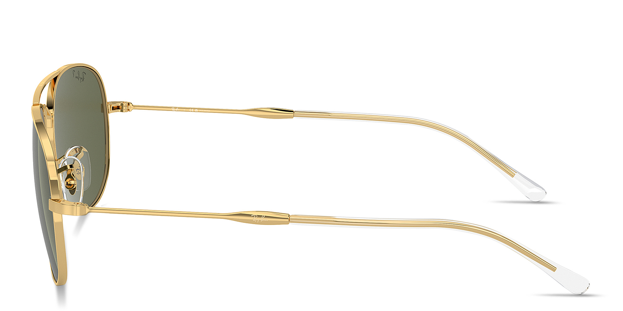 Shop Ray-Ban Bain Bridge Unisex Pilot Sunglasses in Arista Gold online.