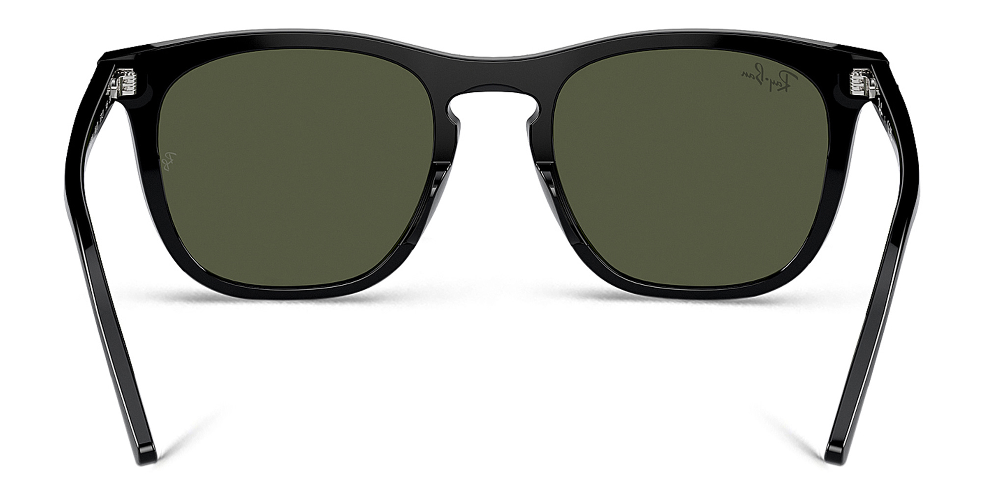 Shop Ray-Ban Logo Unisex Square Sunglasses in Black online.