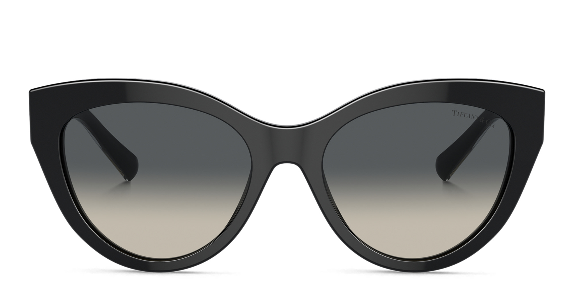 نظارات شمسية تي ترو طراز كات آي من تيفاني أند كو بلون أسود - صورة المنتج 1