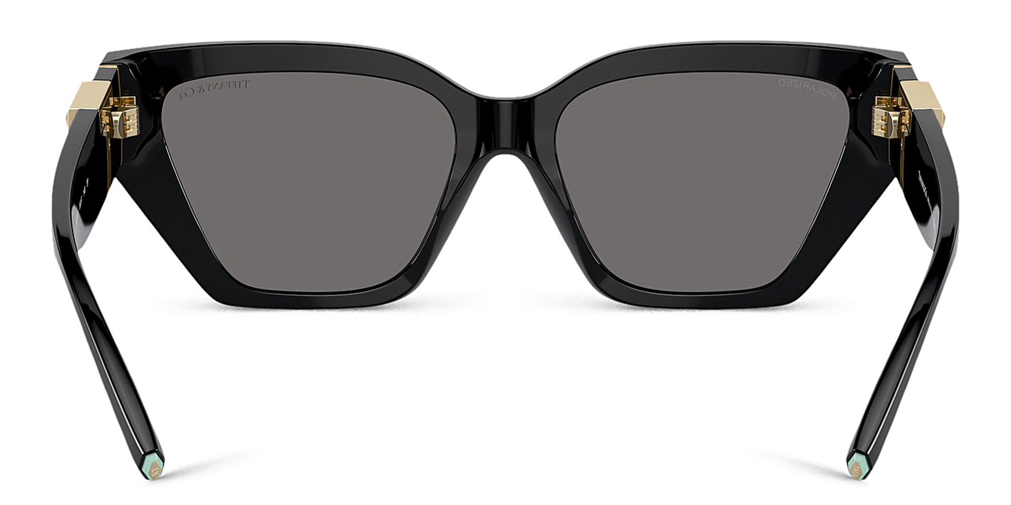 Shop TIFFANY T Deco Cat-Eye Sunglasses in Black online.