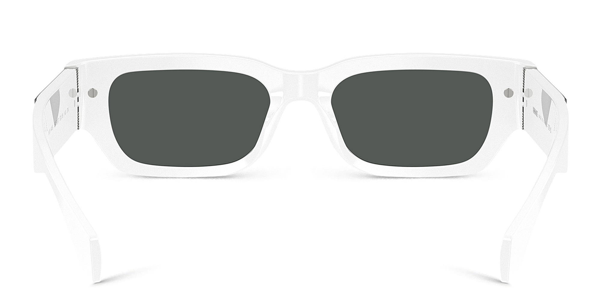 VERSACE Medusa Rectangle Sunglasses in Double Layer Black & White – Product Photo 4