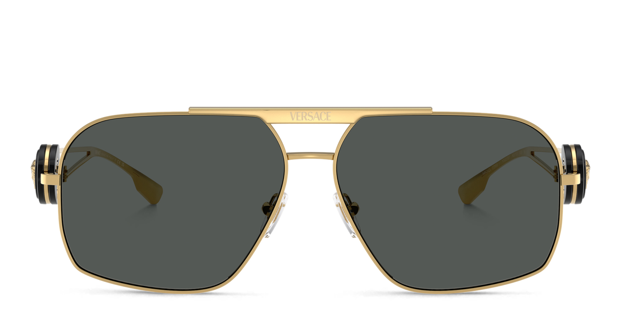 VERSACE Medusa Irregular Sunglasses in Gold – Product Photo 1