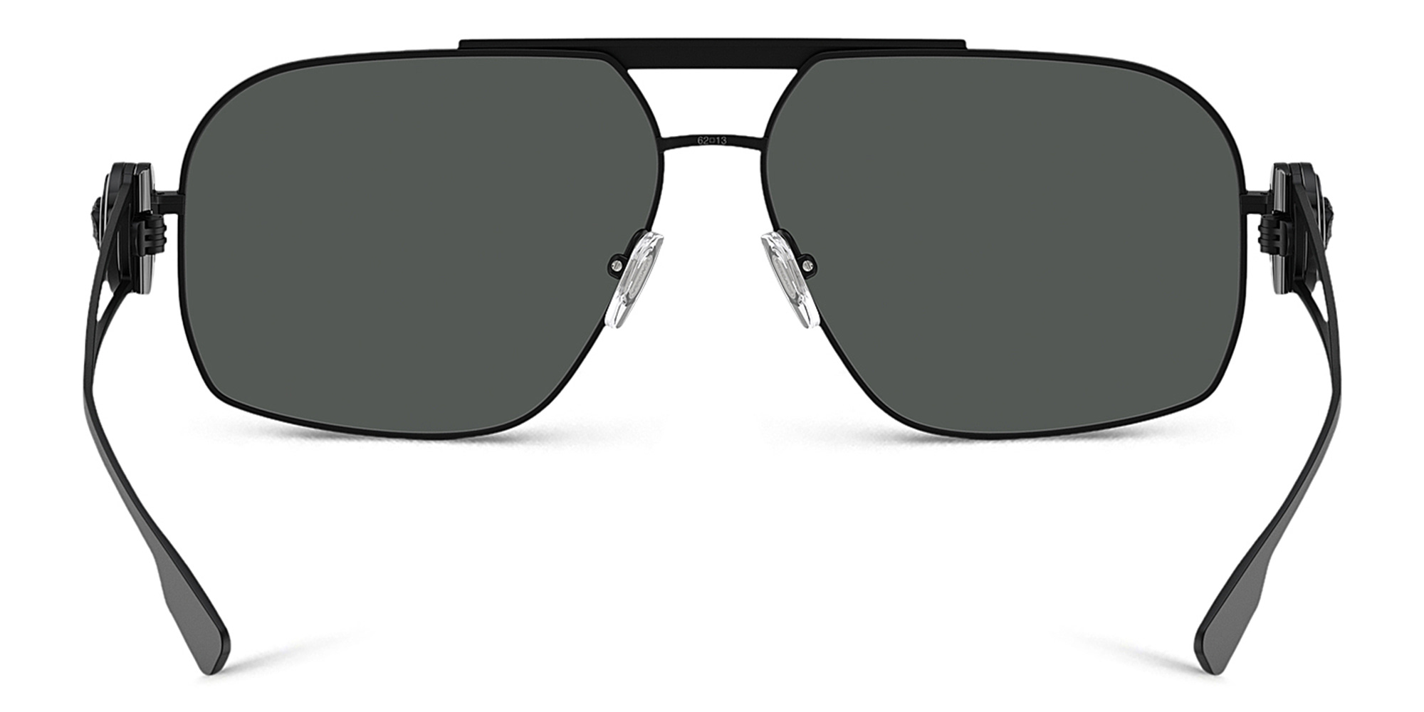 VERSACE Medusa Irregular Sunglasses in Matte Black – Product Photo 4