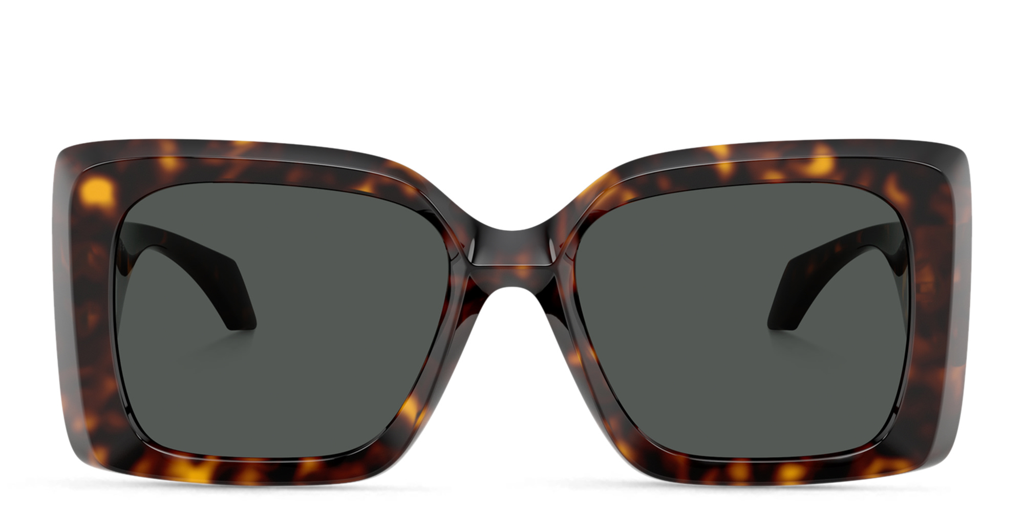 VERSACE Medusa Irregular Sunglasses in Havana – Product Photo 1