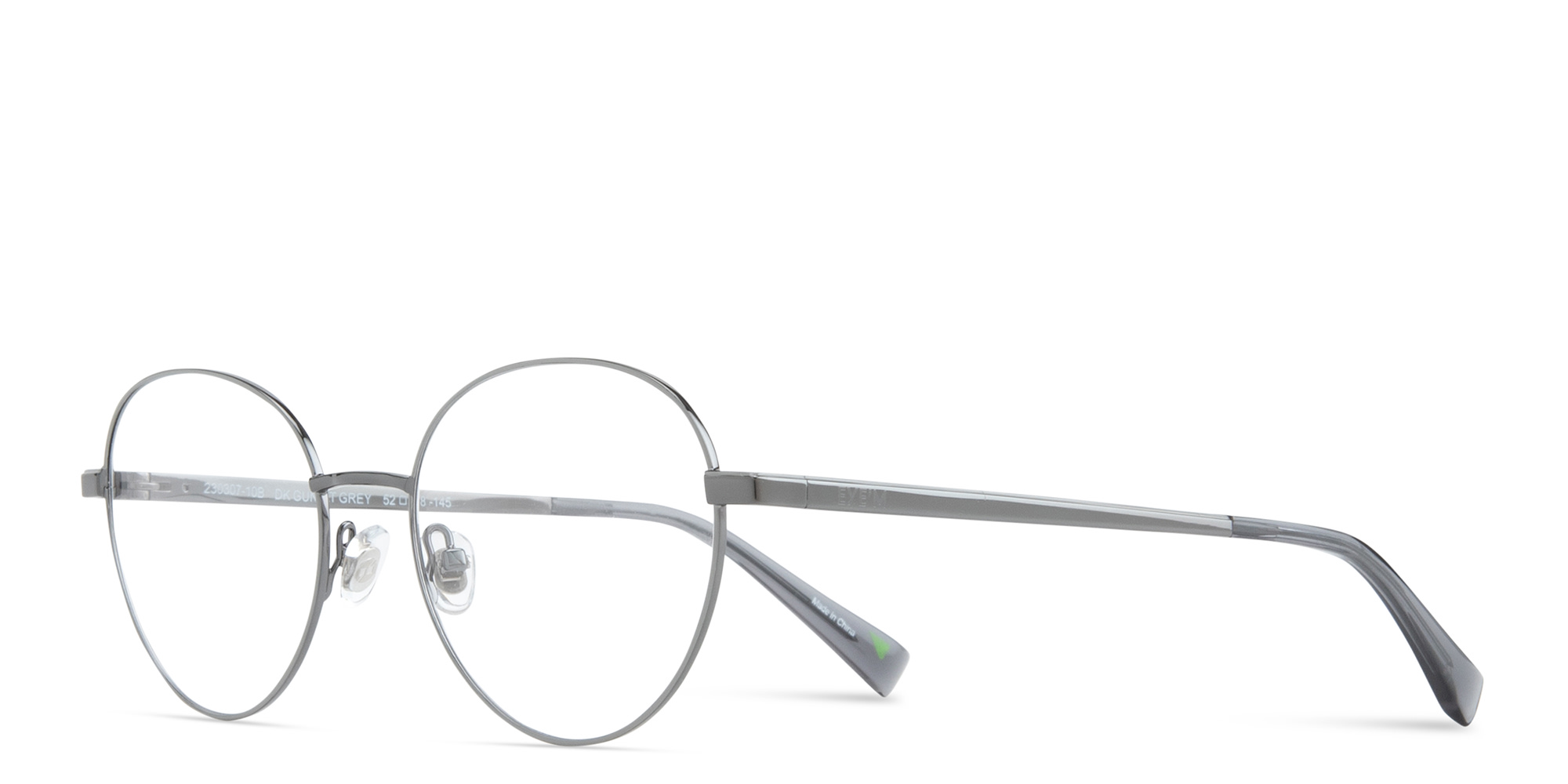 Shop EYE'M Round Eyeglasses in Gunmetal online.
