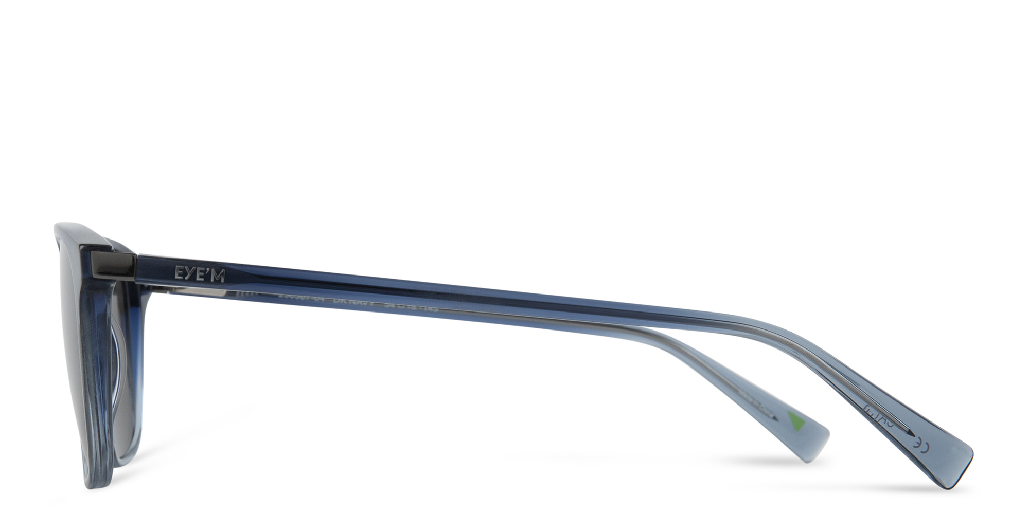 EYE'M Square Sunglasses in Blue – Product Photo 3