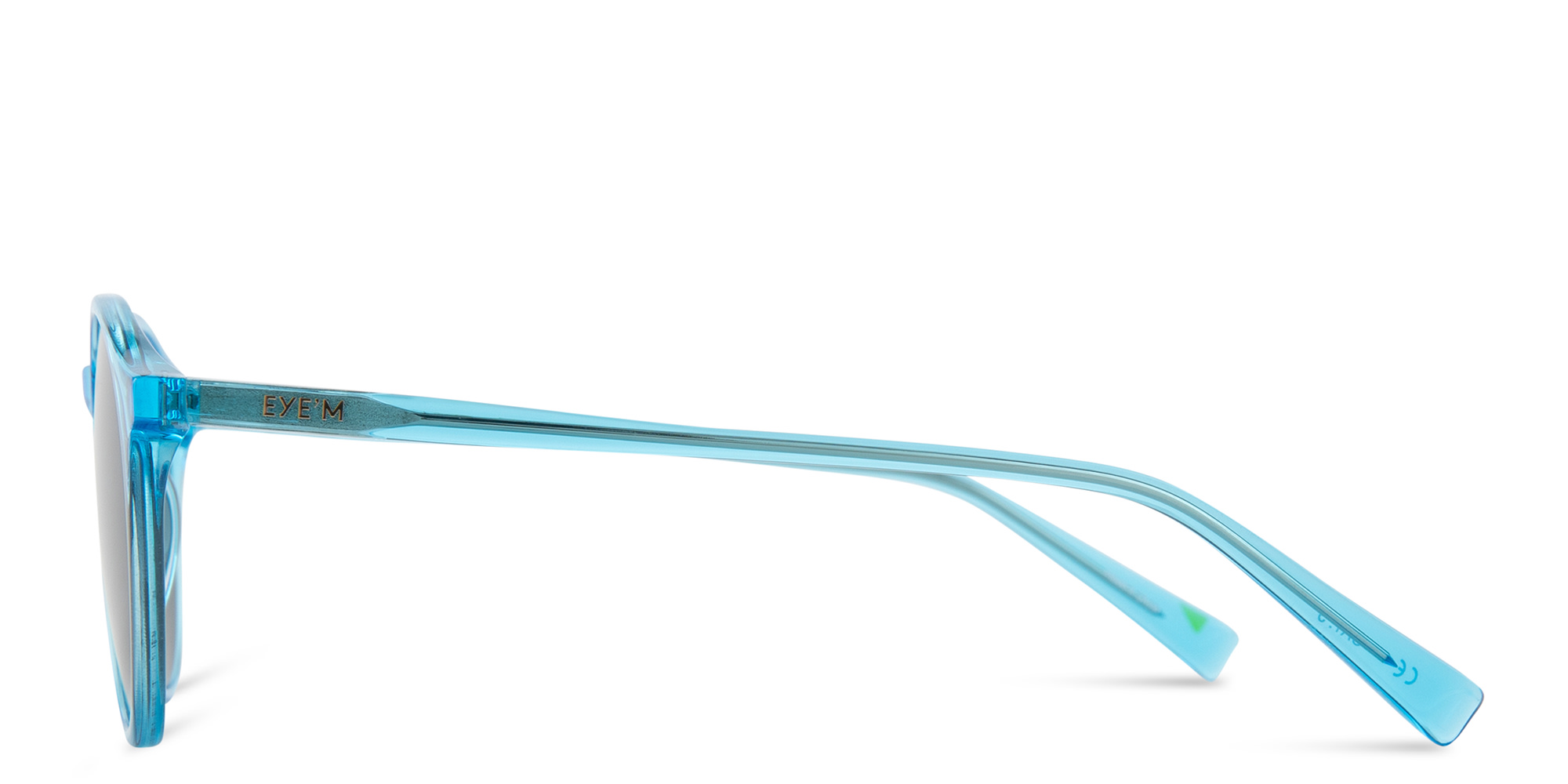 Shop EYE'M Round Sunglasses in Blue online.