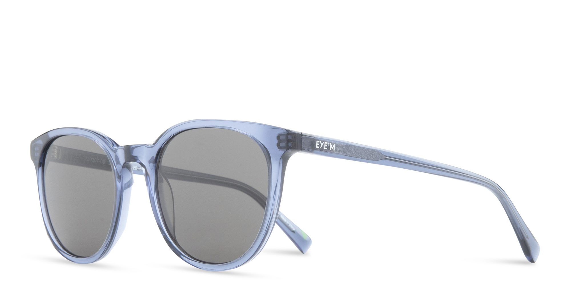 Shop EYE'M Round Sunglasses in Blue online.