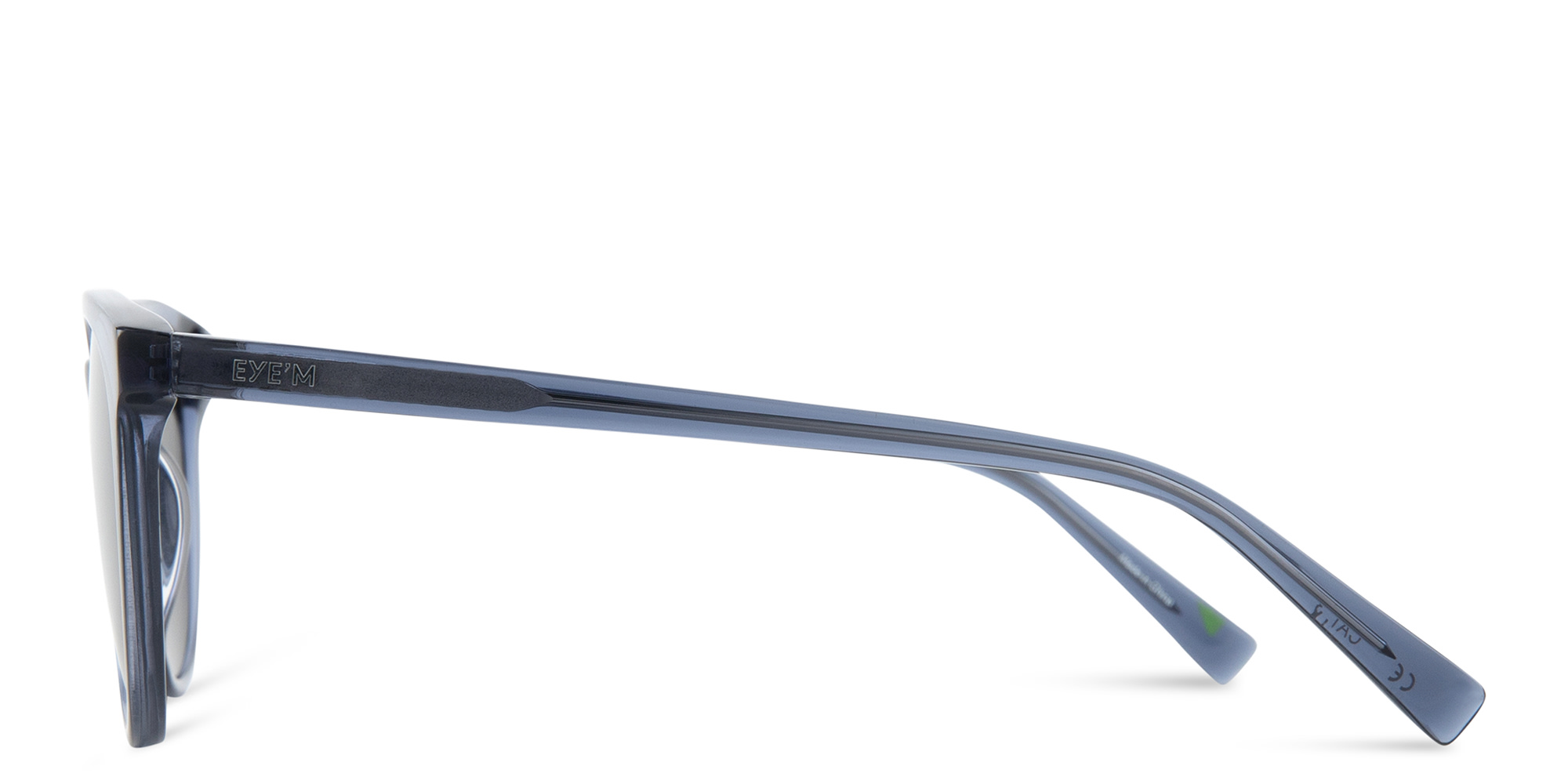 Shop EYE'M Round Sunglasses in Blue online.