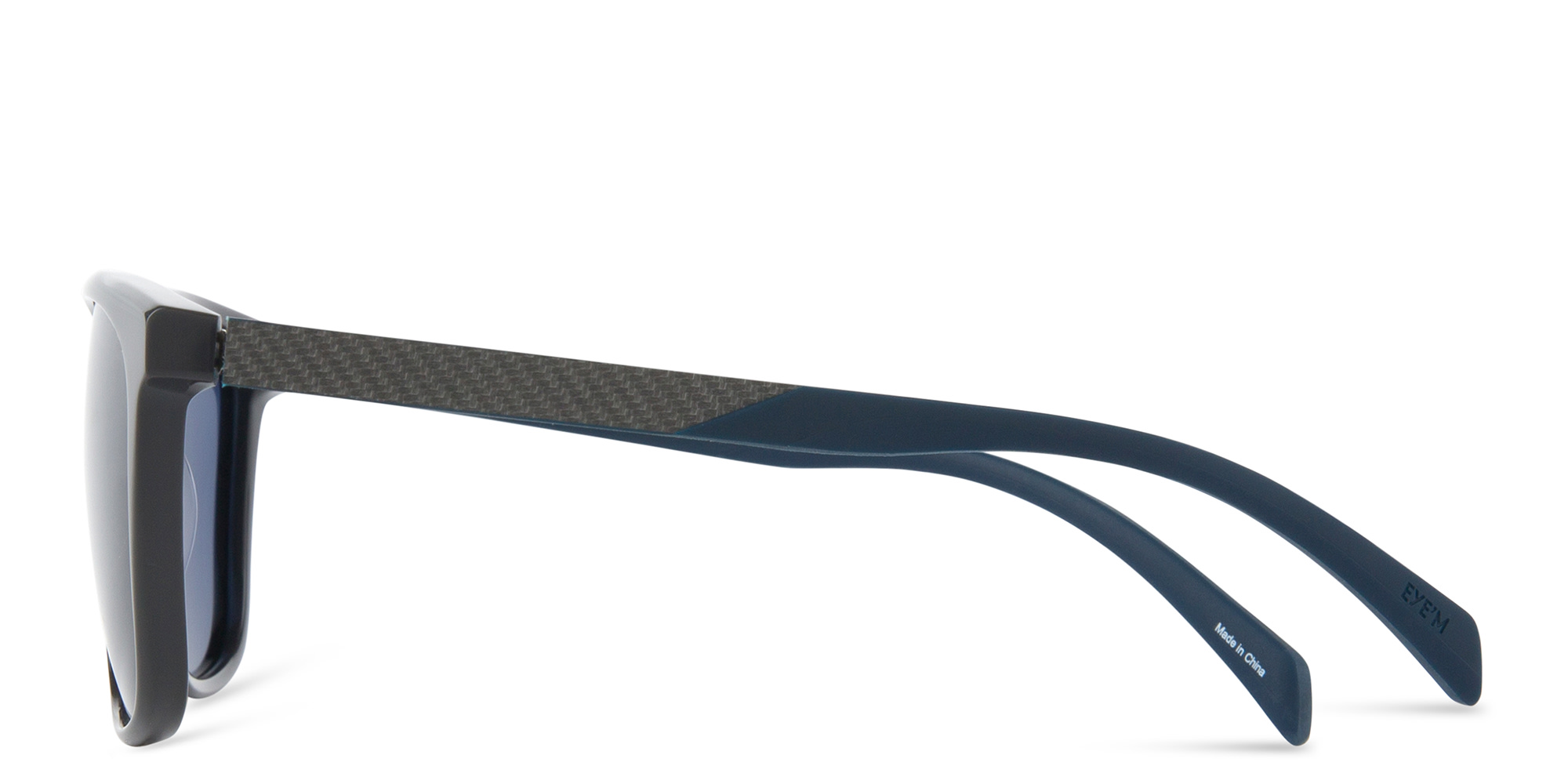 Shop EYE'M Unisex Square Sunglasses in Grey online.