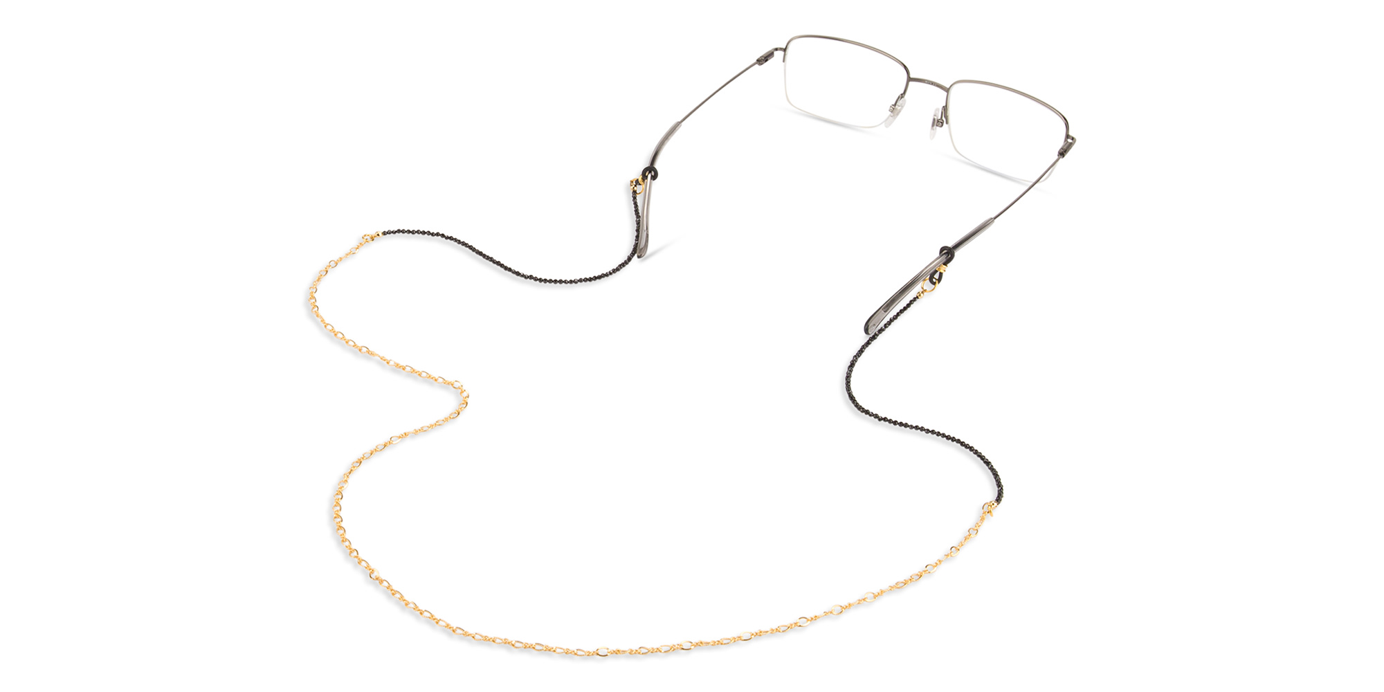 DIFFUSER TOKYO Black Spinel Unisex Glasses Chain – Product Photo 4