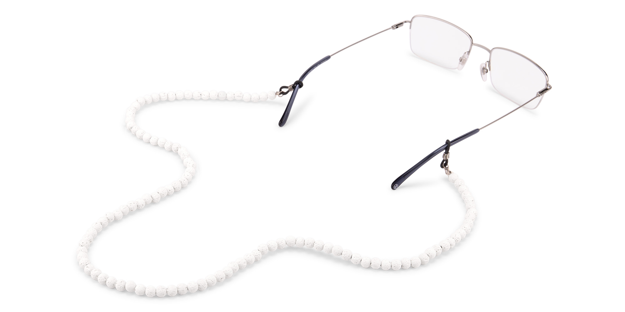 Shop The RICCI DISTRICT Lava Stone Unisex Glasses Chain online.