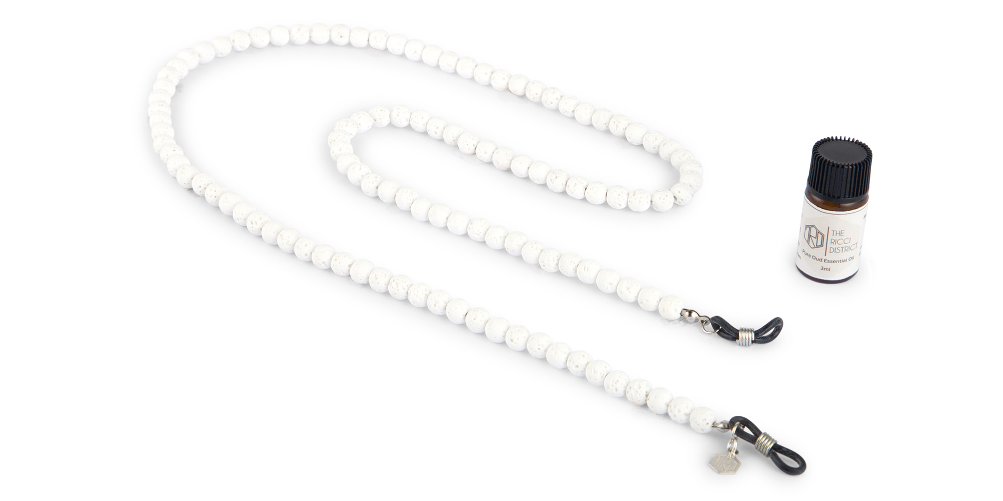The RICCI DISTRICT Lava Stone Unisex Glasses Chain – Product Photo 2
