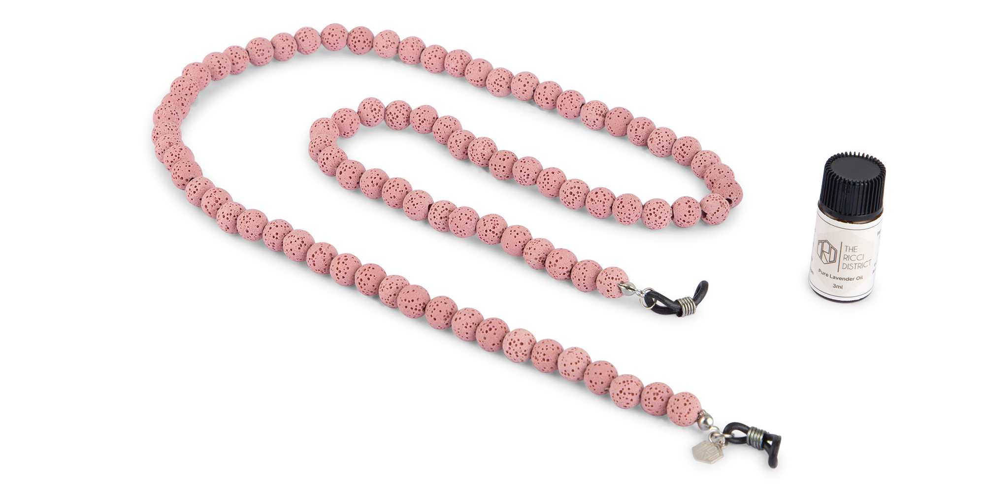 Shop The RICCI DISTRICT Lava Stone Unisex Glasses Chain online.