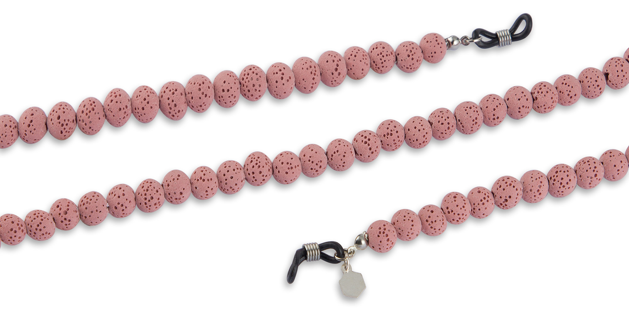 Shop The RICCI DISTRICT Lava Stone Unisex Glasses Chain online.